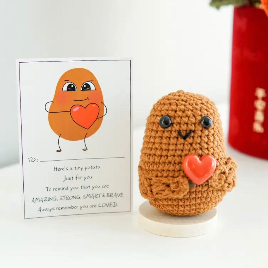Crocheted Potato Toy