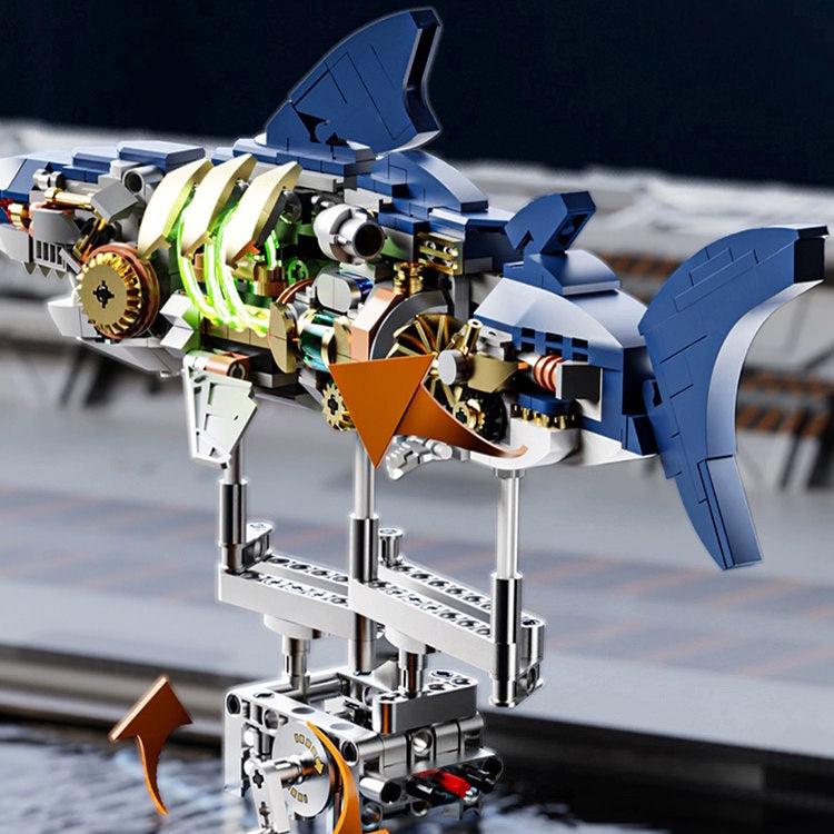 Mechanical Shark Building Blocks